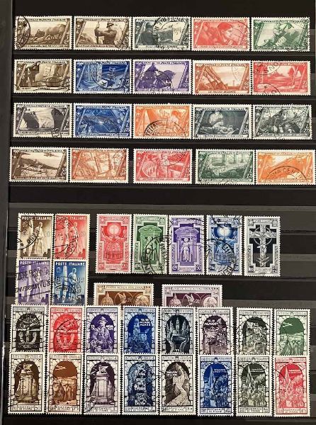 1861/1944, Regno dItalia, collezione usata  - Asta Storia Postale e Filatelia - Associazione Nazionale - Case d'Asta italiane