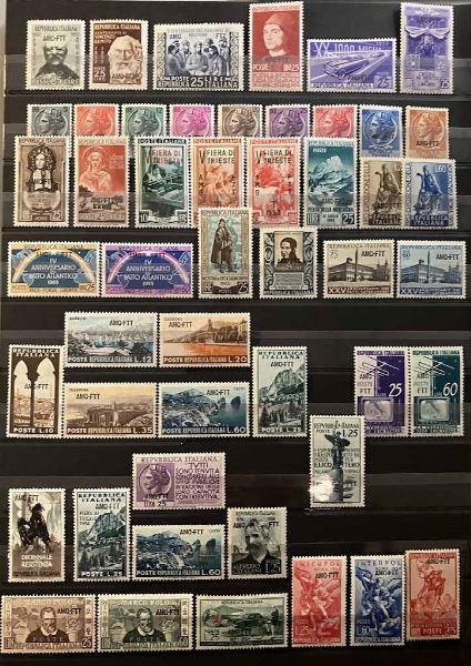 1945/1977, Repubblica Italiana e Trieste A  - Asta Storia Postale e Filatelia - Associazione Nazionale - Case d'Asta italiane