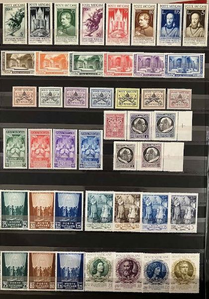 1929/1978, Citt del Vaticano, collezione nuova su classificatore  - Asta Storia Postale e Filatelia - Associazione Nazionale - Case d'Asta italiane