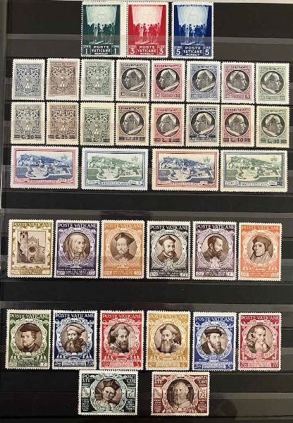 1929/1978, Citt del Vaticano, collezione nuova su classificatore  - Asta Storia Postale e Filatelia - Associazione Nazionale - Case d'Asta italiane