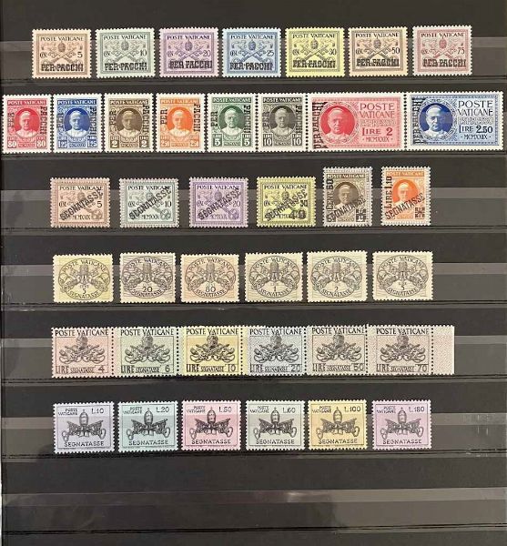 1929/1978, Citt del Vaticano, collezione nuova su classificatore  - Asta Storia Postale e Filatelia - Associazione Nazionale - Case d'Asta italiane