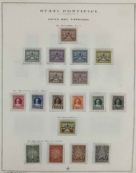 1929/2003, Citt del Vaticano, collezione nuova del periodo  - Asta Storia Postale e Filatelia - Associazione Nazionale - Case d'Asta italiane