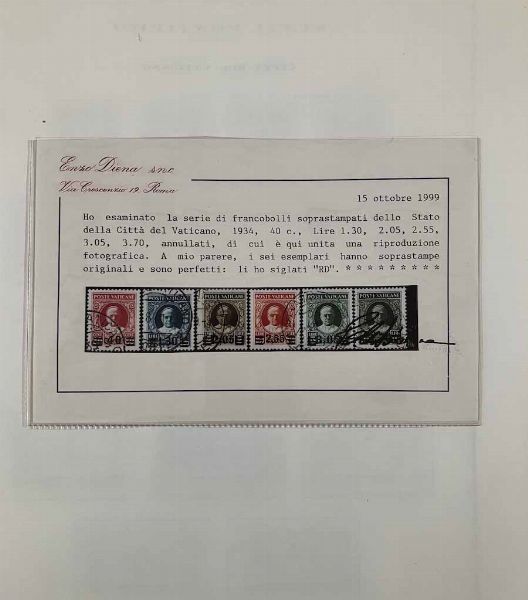 1929/2003, Citt del Vaticano, collezione nuova del periodo  - Asta Storia Postale e Filatelia - Associazione Nazionale - Case d'Asta italiane