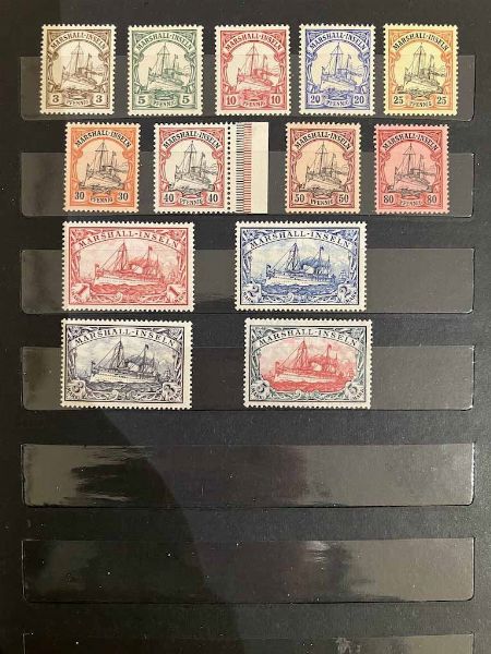 1900/1916, Colonie Tedesche, lotto di dieci emissioni diverse  - Asta Storia Postale e Filatelia - Associazione Nazionale - Case d'Asta italiane