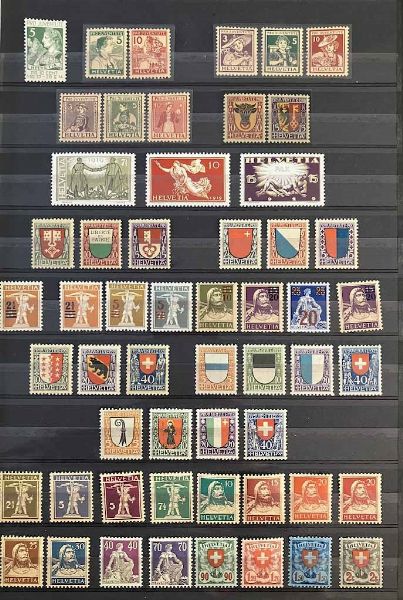 1913/1971, Svizzera, collezione del periodo nuova  - Asta Storia Postale e Filatelia - Associazione Nazionale - Case d'Asta italiane