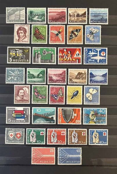 1913/1971, Svizzera, collezione del periodo nuova  - Asta Storia Postale e Filatelia - Associazione Nazionale - Case d'Asta italiane