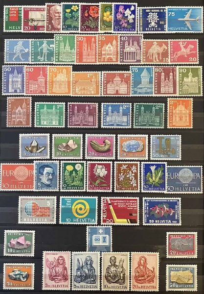 1913/1971, Svizzera, collezione del periodo nuova  - Asta Storia Postale e Filatelia - Associazione Nazionale - Case d'Asta italiane