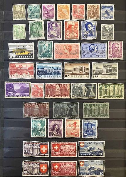 1913/1971, Svizzera, collezione del periodo nuova  - Asta Storia Postale e Filatelia - Associazione Nazionale - Case d'Asta italiane