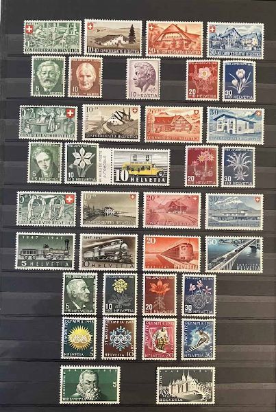 1913/1971, Svizzera, collezione del periodo nuova  - Asta Storia Postale e Filatelia - Associazione Nazionale - Case d'Asta italiane