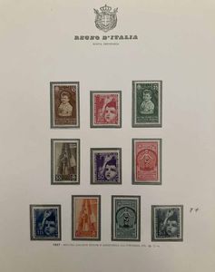 1861/1944, Regno dItalia, collezione quasi completa, nuova  - Asta Storia Postale e Filatelia - Associazione Nazionale - Case d'Asta italiane
