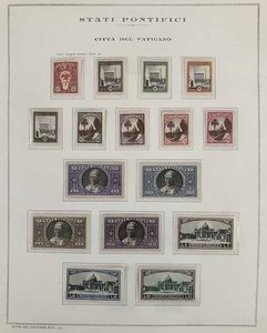 1929/2003, Citt del Vaticano, collezione nuova del periodo  - Asta Storia Postale e Filatelia - Associazione Nazionale - Case d'Asta italiane