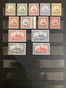 1900/1916, Colonie Tedesche, lotto di dieci emissioni diverse  - Asta Storia Postale e Filatelia - Associazione Nazionale - Case d'Asta italiane