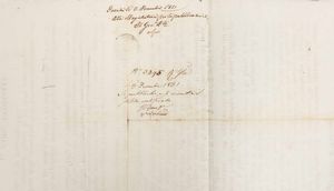 1851, Stato Pontificio, Editto del Cardinale Antonelli, Roma 29 novembre 1851  - Asta Storia Postale e Filatelia - Associazione Nazionale - Case d'Asta italiane