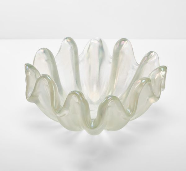 Ercole Barovier : Coppa svuota tasche  - Asta Design Properties - Associazione Nazionale - Case d'Asta italiane