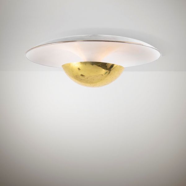 GINO SARFATTI : Lampada a plafone mod. 155  - Asta Design Properties - Associazione Nazionale - Case d'Asta italiane