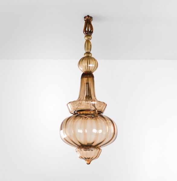 Vittorio Zecchin : Lampada a sospensione  - Asta Design Properties - Associazione Nazionale - Case d'Asta italiane