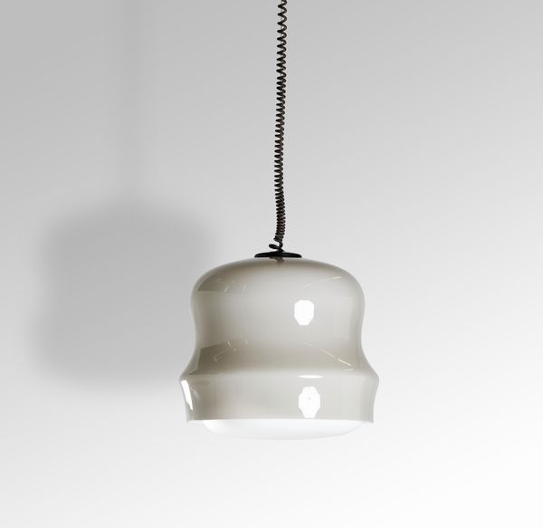 GINO SARFATTI : Lampada a sospensione mod. 2114  - Asta Design Properties - Associazione Nazionale - Case d'Asta italiane
