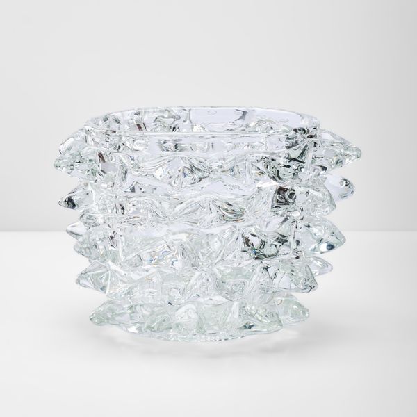 Ercole Barovier : Grande vaso della serie Rostrati  - Asta Design Properties - Associazione Nazionale - Case d'Asta italiane