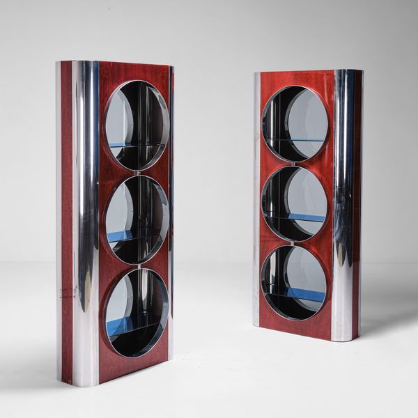 WILLY RIZZO : Due mobili bar  - Asta Design Properties - Associazione Nazionale - Case d'Asta italiane