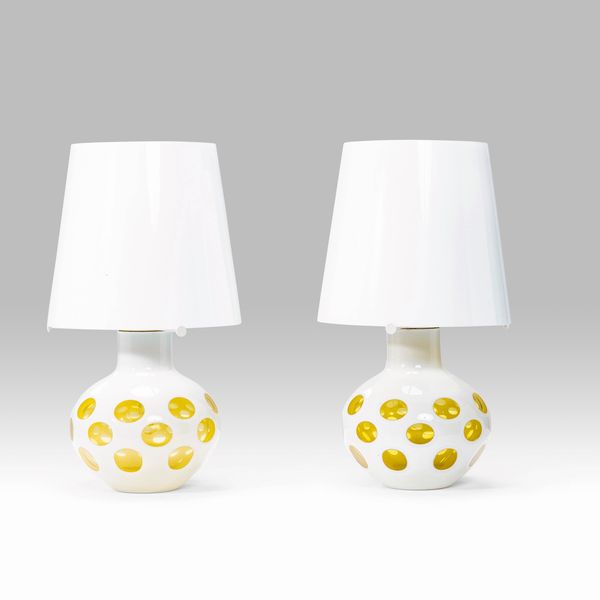 CARLO NASON : Due lampade da tavolo  - Asta Design Properties - Associazione Nazionale - Case d'Asta italiane