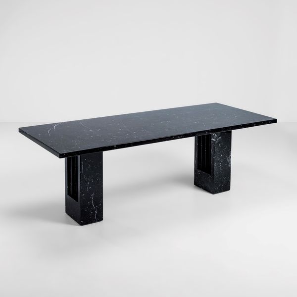 Carlo Scarpa e Marcel Breuer : Tavolo mod. Delfi  - Asta Design Properties - Associazione Nazionale - Case d'Asta italiane