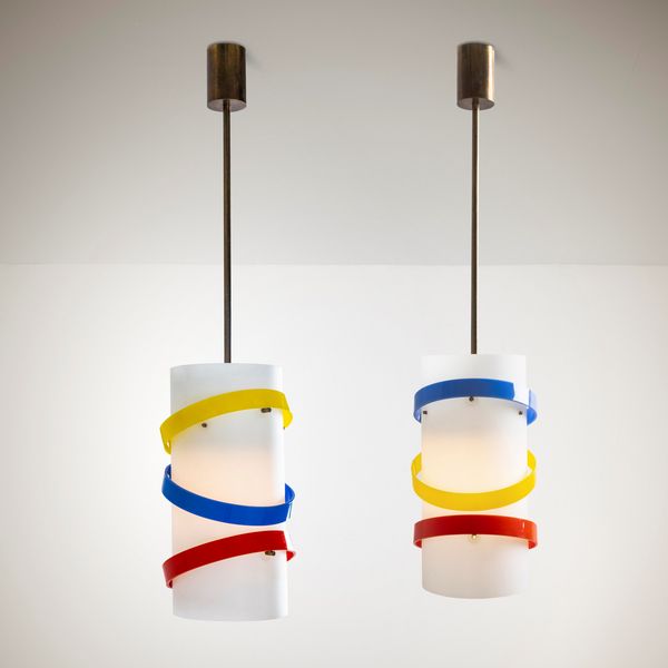 ARREDOLUCE : Due lampade a sospensione  - Asta Design Properties - Associazione Nazionale - Case d'Asta italiane