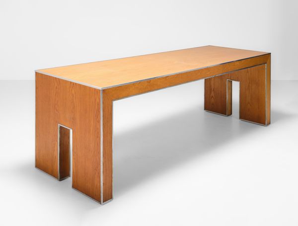 Franco Campo, Attribuito a : Grande tavolo  - Asta Design Properties - Associazione Nazionale - Case d'Asta italiane