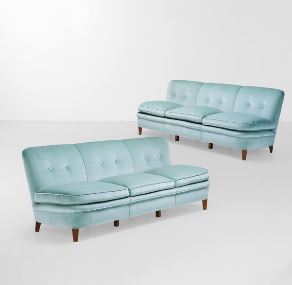 OSVALDO BORSANI : Due divani  - Asta Design Properties - Associazione Nazionale - Case d'Asta italiane