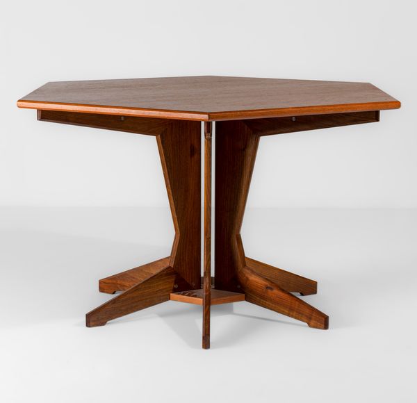 FRANCO ALBINI : Raro tavolo mod. Tv02C  - Asta Design Properties - Associazione Nazionale - Case d'Asta italiane