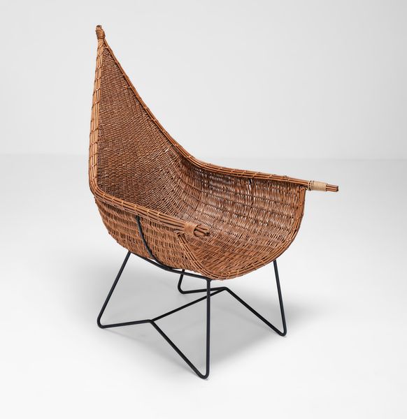 Joaquim Tenreiro, Attribuito a : Poltrona  - Asta Design Properties - Associazione Nazionale - Case d'Asta italiane