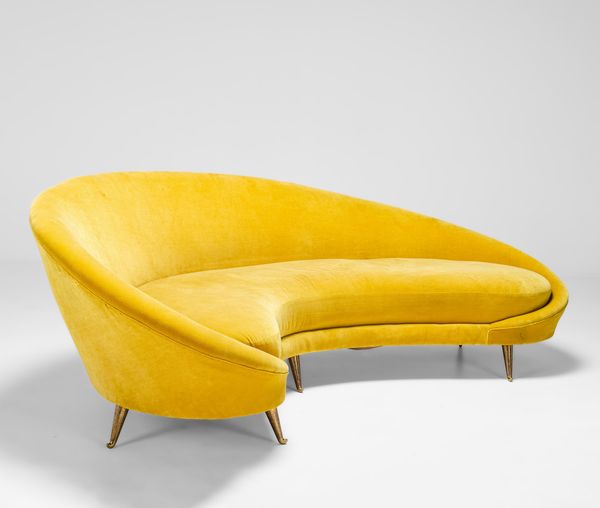 FEDERICO MUNARI : Divano curvo  - Asta Design Properties - Associazione Nazionale - Case d'Asta italiane