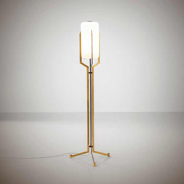 ANGELO LELII : Lampada da terra  - Asta Design Properties - Associazione Nazionale - Case d'Asta italiane
