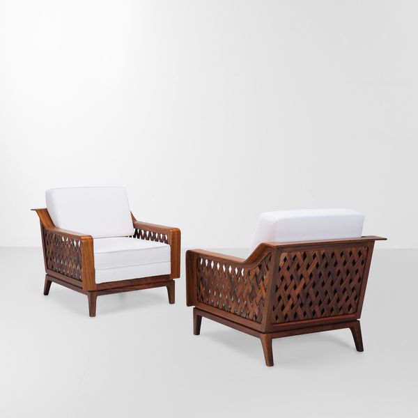 PAOLO BUFFA : Due poltrone  - Asta Design Properties - Associazione Nazionale - Case d'Asta italiane