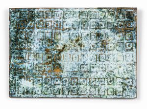 FAUSTO MELOTTI - Opera in ceramica smaltata policroma