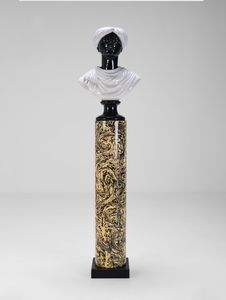 Piero Fornasetti - Busto di moro con piedistallo