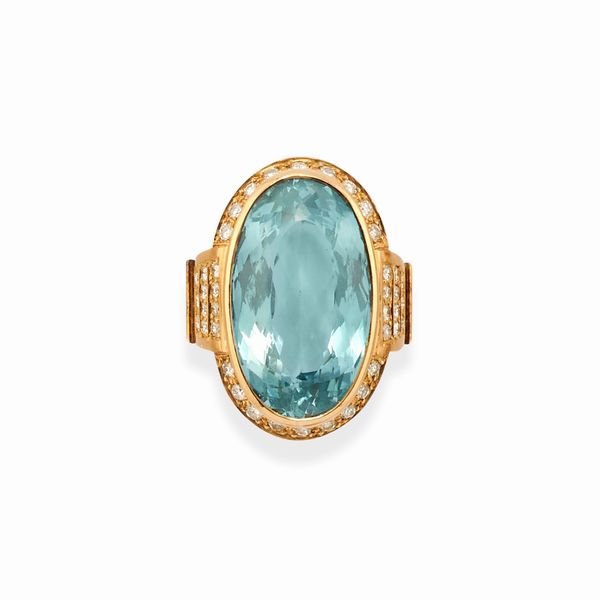 Parure con topazi azzurri  - Asta Gioielli - Associazione Nazionale - Case d'Asta italiane