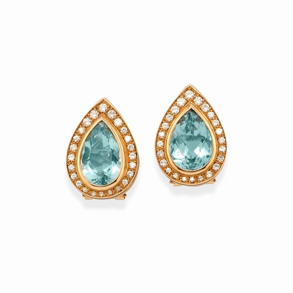 Parure con topazi azzurri  - Asta Gioielli - Associazione Nazionale - Case d'Asta italiane