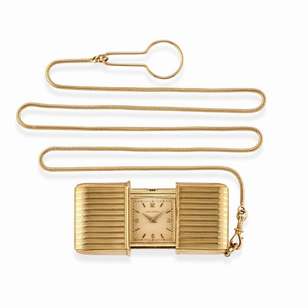 MOVADO : Ermeto con catena  - Asta Gioielli - Associazione Nazionale - Case d'Asta italiane