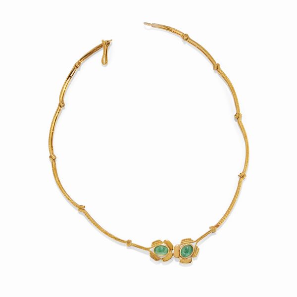 Pao Ying Wang : Collana con smeraldi  - Asta Gioielli - Associazione Nazionale - Case d'Asta italiane