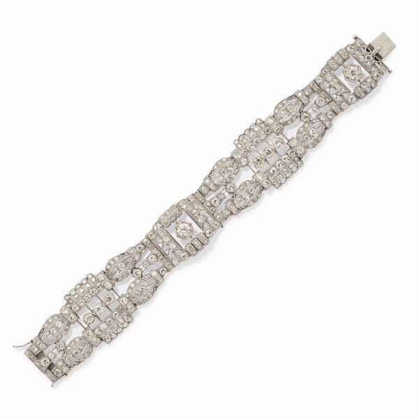 Bracciale con diamanti  - Asta Gioielli - Associazione Nazionale - Case d'Asta italiane