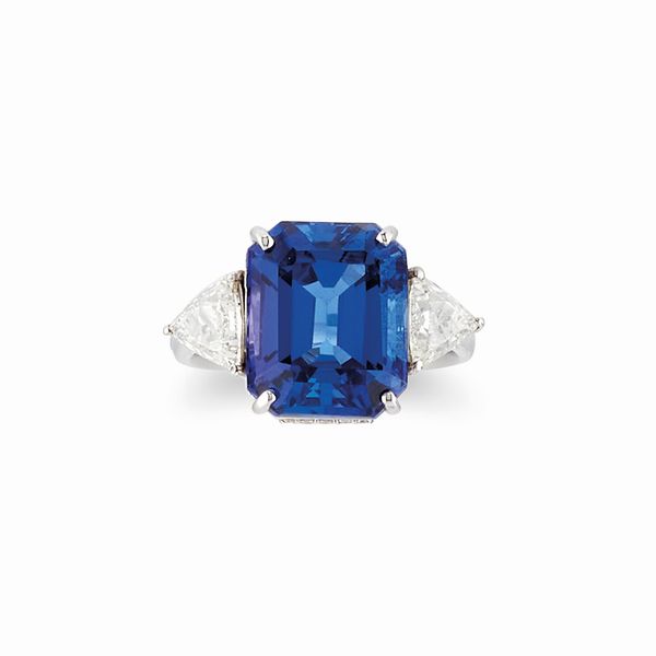 Importante anello con tanzanite  - Asta Gioielli - Associazione Nazionale - Case d'Asta italiane