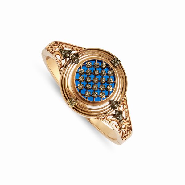 Bracciale rigido con diamanti  - Asta Gioielli - Associazione Nazionale - Case d'Asta italiane