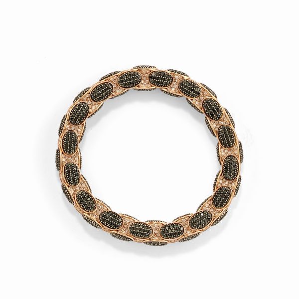 Roberto Demeglio : Bracciale con diamanti  - Asta Gioielli - Associazione Nazionale - Case d'Asta italiane