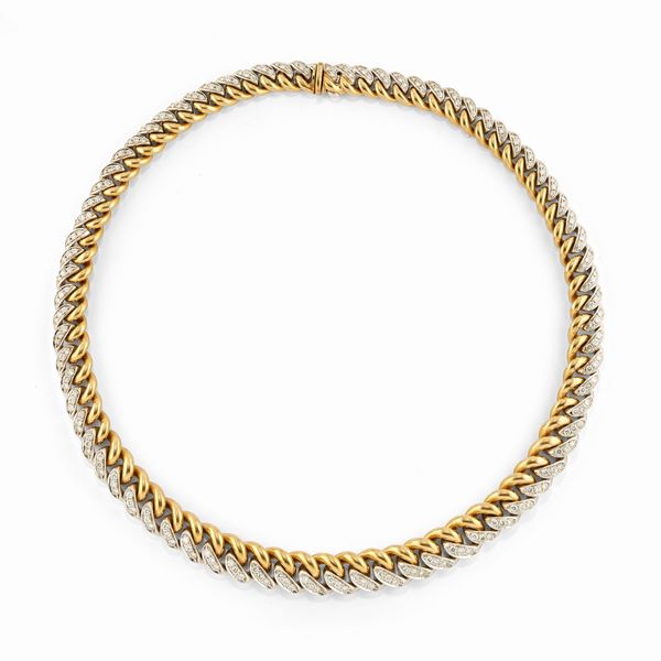 Collana con diamanti  - Asta Gioielli - Associazione Nazionale - Case d'Asta italiane