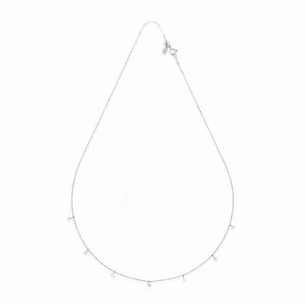 Collana con diamanti  - Asta Gioielli - Associazione Nazionale - Case d'Asta italiane
