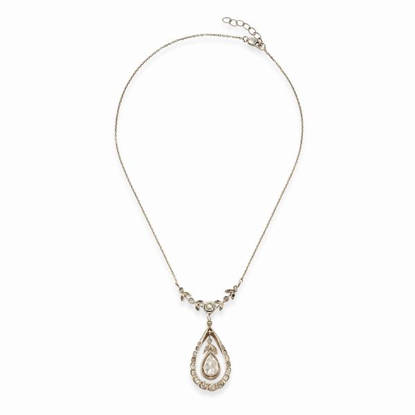 Collana con diamanti  - Asta Gioielli - Associazione Nazionale - Case d'Asta italiane