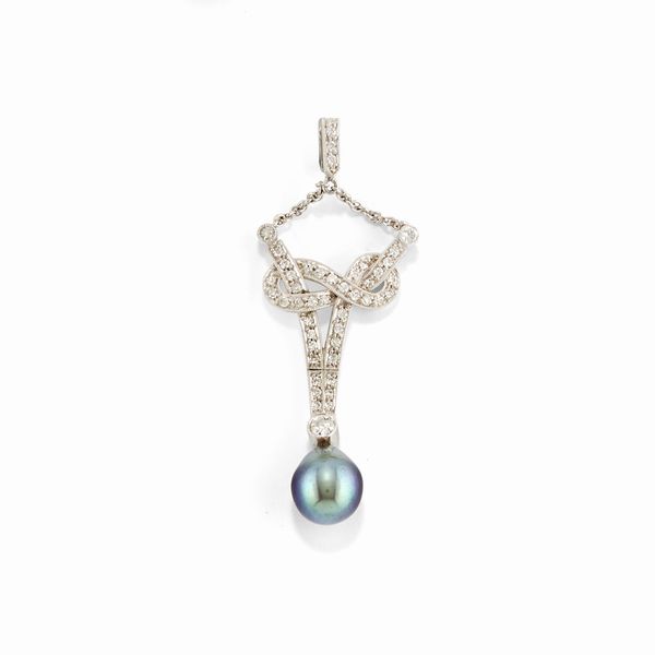 Pendente con perla  - Asta Gioielli - Associazione Nazionale - Case d'Asta italiane