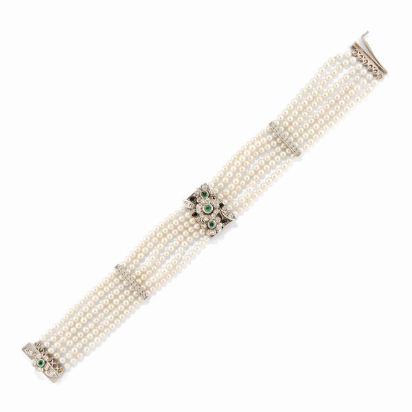 Bracciale con perle  - Asta Gioielli - Associazione Nazionale - Case d'Asta italiane