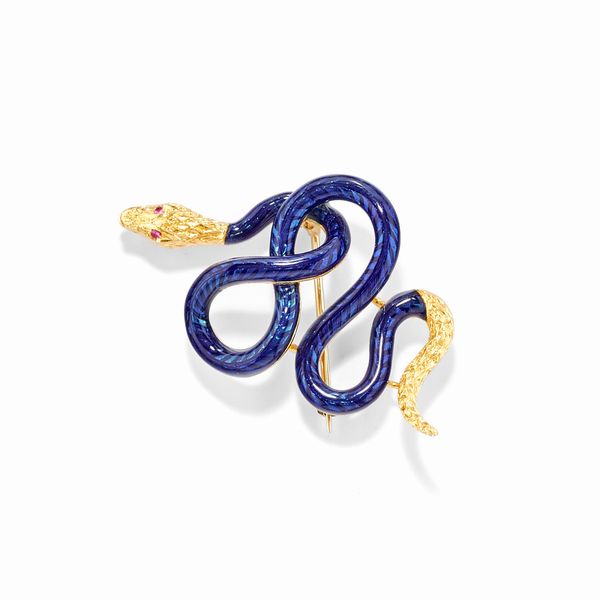 Spilla serpente  - Asta Gioielli - Associazione Nazionale - Case d'Asta italiane