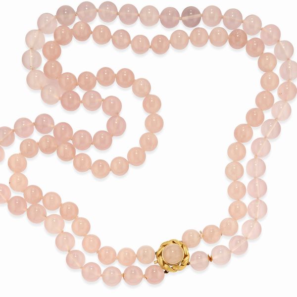 Lotto di gioielli in quarzo rosa  - Asta Gioielli - Associazione Nazionale - Case d'Asta italiane